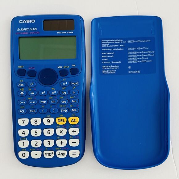 Casio fx-300ES PLUS 2nd Edition Scientific Calculator Blue - Picture 1 of 8